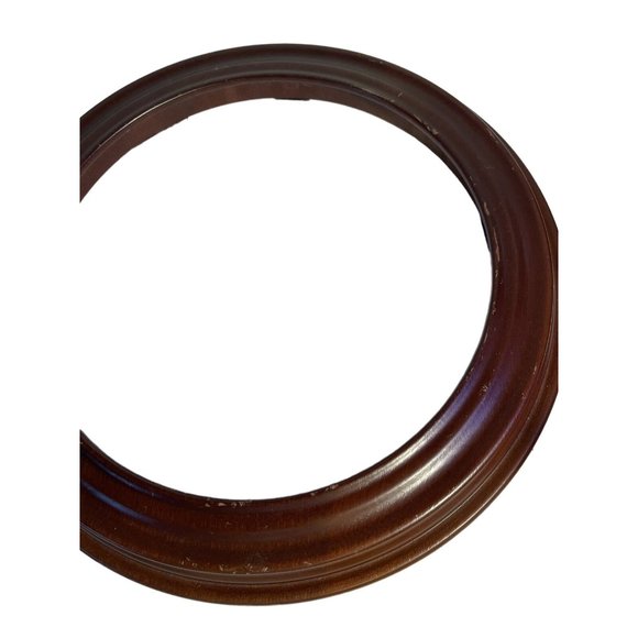 Wood Frames Round Van Hygan & Smythe 11.25 X 8.5 In Light-Med-Dark Shades - Picture 3 of 8